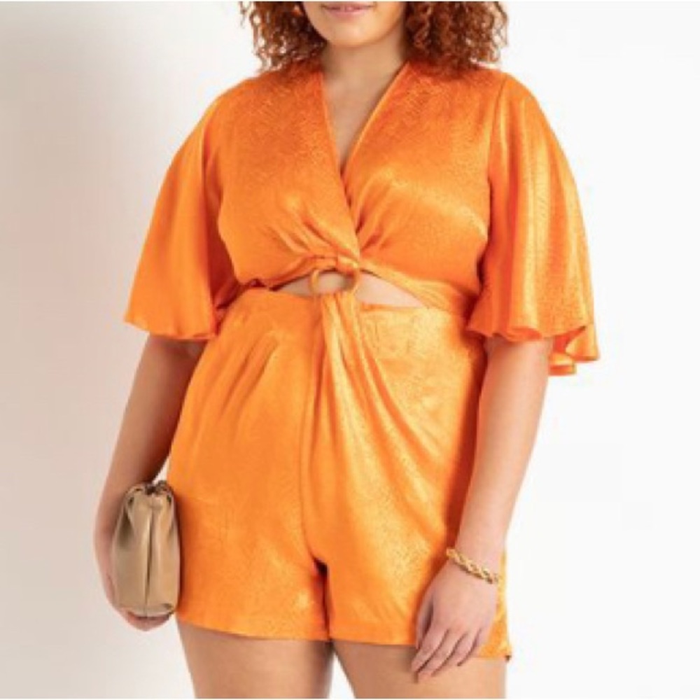 Eloquii satin romper